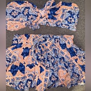 Oliviaceous Two Piece Short Set